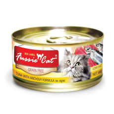 Fussie Cat Red Label Tuna with Anchovy (紅鑽吞拿魚+ 鯷魚) 80g
